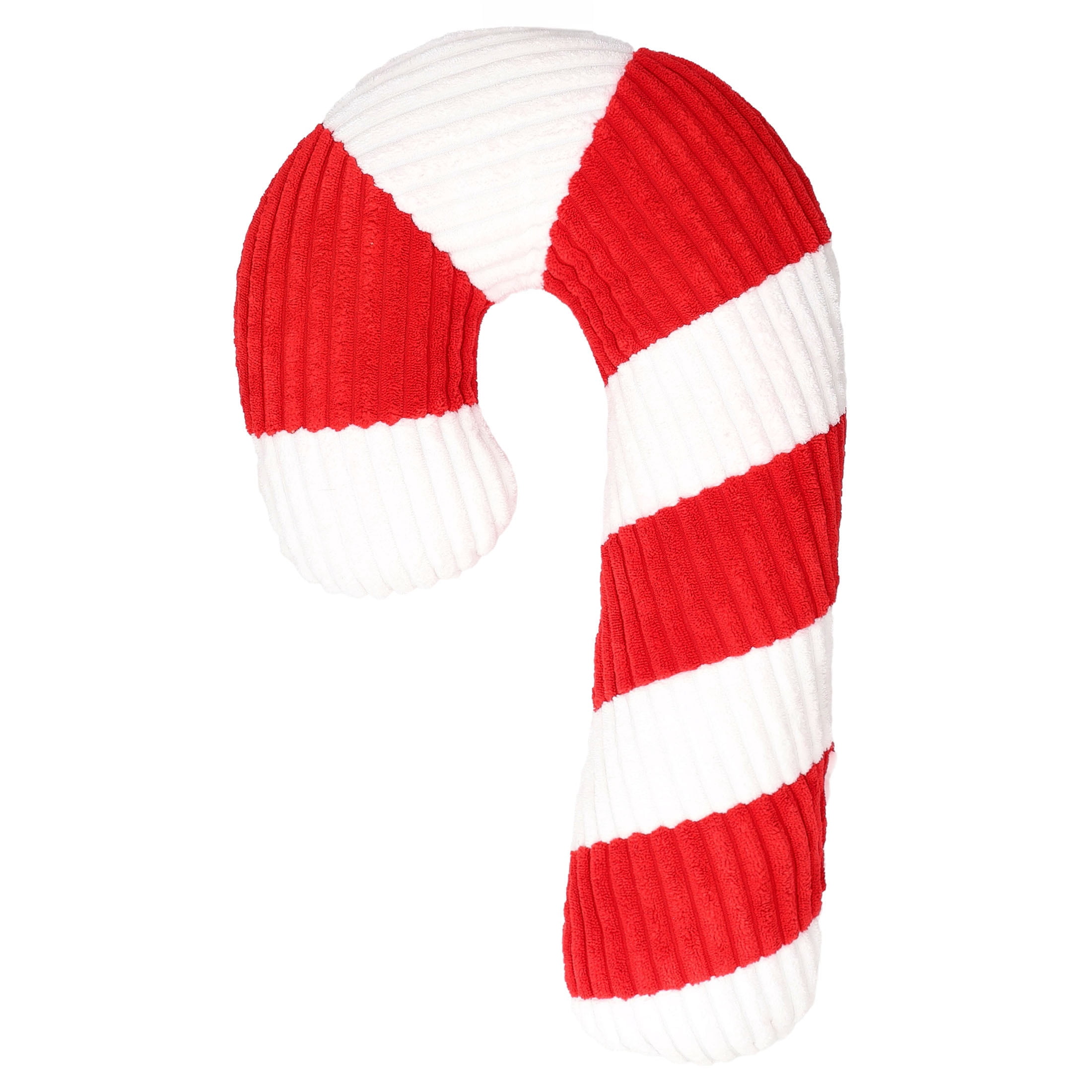 Candy Cane Decorative Christmas Pillow, Red and White, 10.5" x 17.5", by Holiday Time