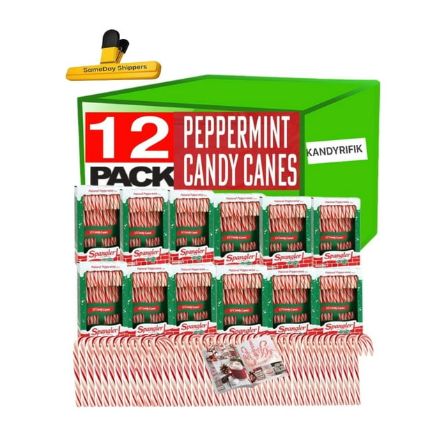 CANDY CANES Spangler Candy Canes, Red and White Peppermint Striped