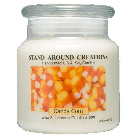 CANDY CORN APOTHECARY 16-OZ. ALL NATURAL SOY CANDLE