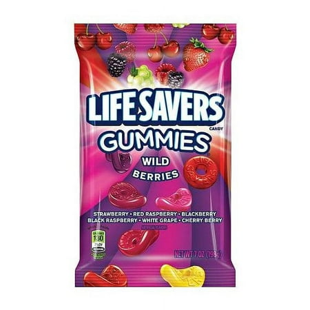 Life Savers Candy Gummies Wild Berry 7 oz (Pack of 32)