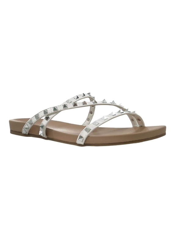 CANDY Studded Strappy Flats Sandals Women's Shoes