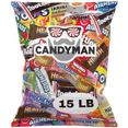 thumbnail image 1 of CANDYMAN (15 LB) Chocolate & Candy Bundle with Fun and Mini Sized Mixed Individually Wrapped Treats, 1 of 7
