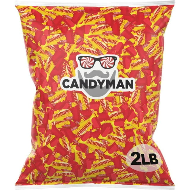 CANDYMAN 2 Pounds Bundle of Starbursts Candy Bulk, Fruit Flavored Snacks Variety Pack for Adults of Assorted Candy Mix for Gift Baskets or Care Package