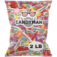 thumbnail image 1 of CANDYMAN Party Mix – 2 lb Bulk Candy Assortment – Individually Wrapped – Fun Size Snack Bag for Parties, Piñatas, Classroom, Holidays, 1 of 7