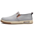 thumbnail image 1 of CANEMON Men's Canvas Slip-On Loafers, LY553, Grey, US 8, 1 of 9
