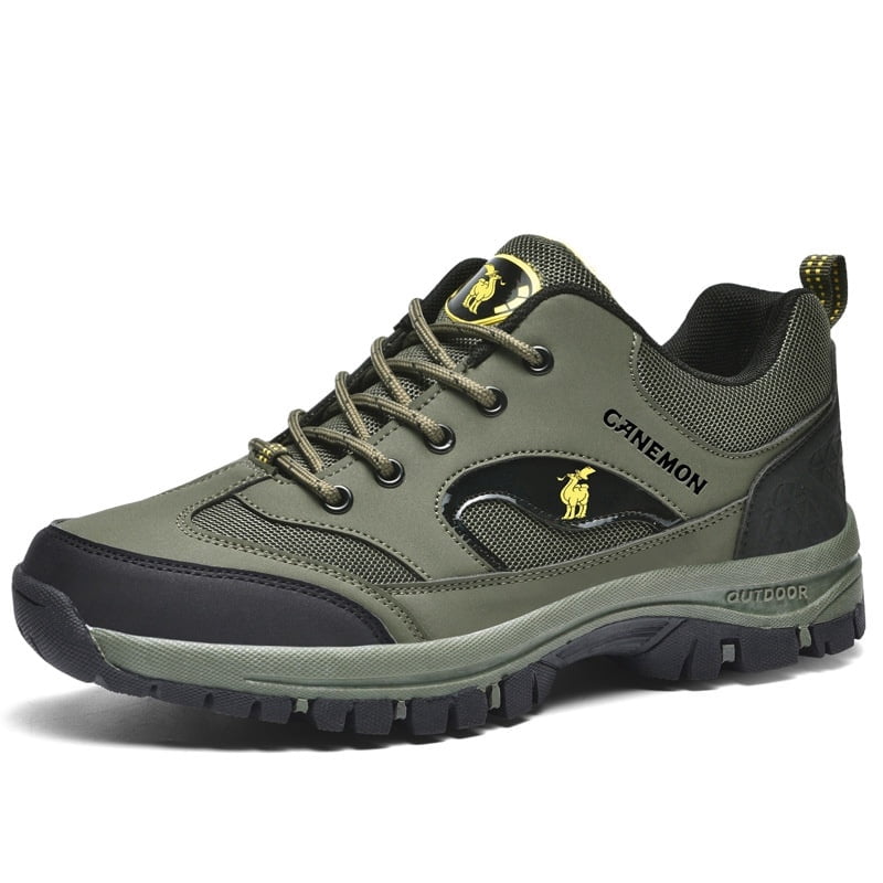 CANEMON Men's Outdoor Low-Top Hiking Shoes for Outdoor Trailing Trekking Camping Walking