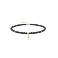 thumbnail image 1 of CANEVINKA Black Beaded Choker Necklace for Women, Chakra Matte Black Onyx Necklace, 18k Gold Star Charm Pendant Necklace, 1 of 7