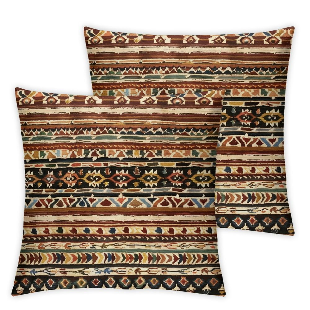 CANFLASHION Boho Style Pillow Cover, Ethnic Pattern Pillow Cover
