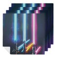 CANFLASHION Lightsabers Star Wars Holography Dinner Napkin for Dining ...