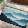 CANFLASHION Mountain Fog Trees Square Floor Mat Indoor/Outdoor/Bathroom