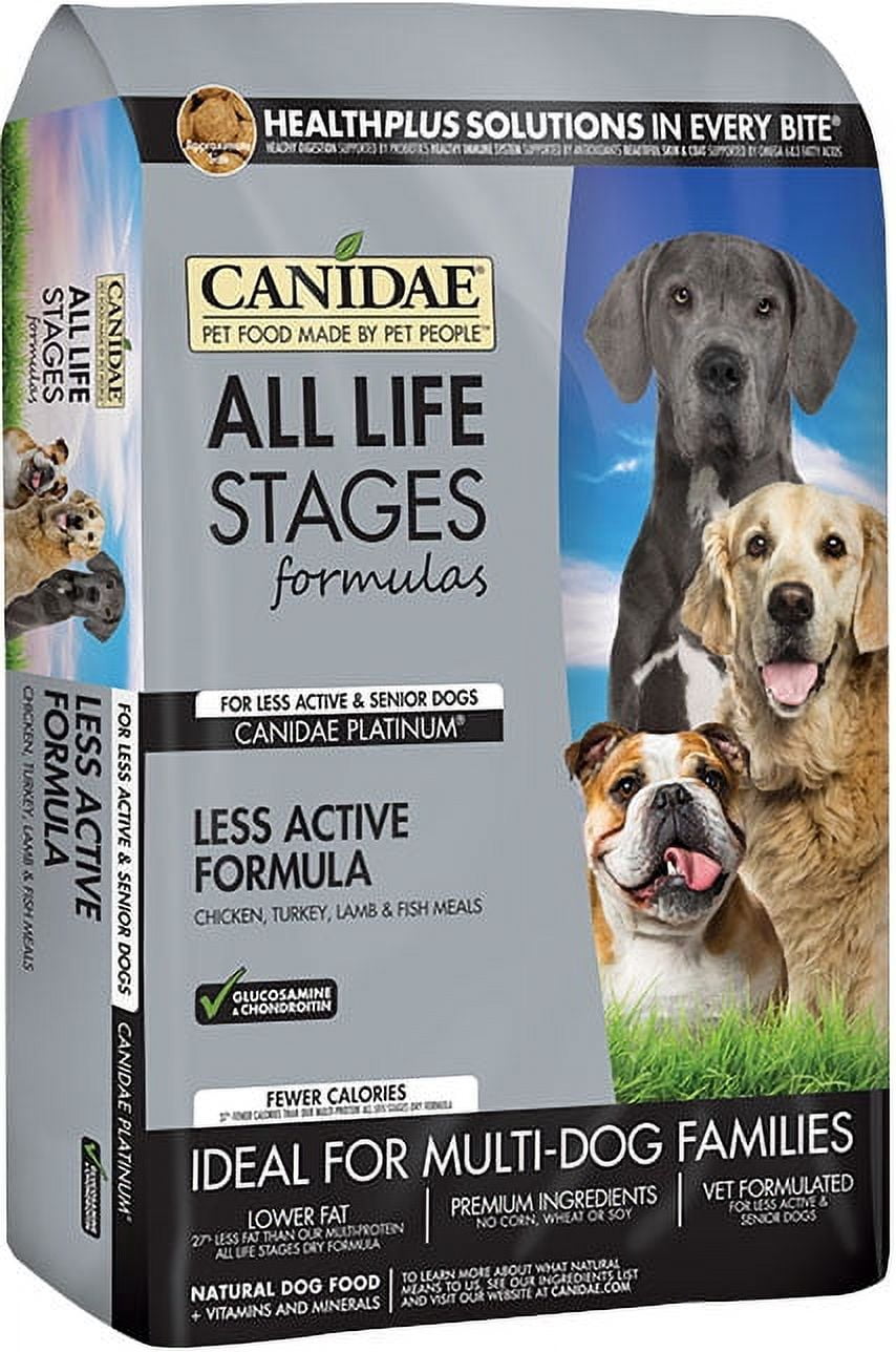 Canidae all life stages less active formula dry dog food sale
