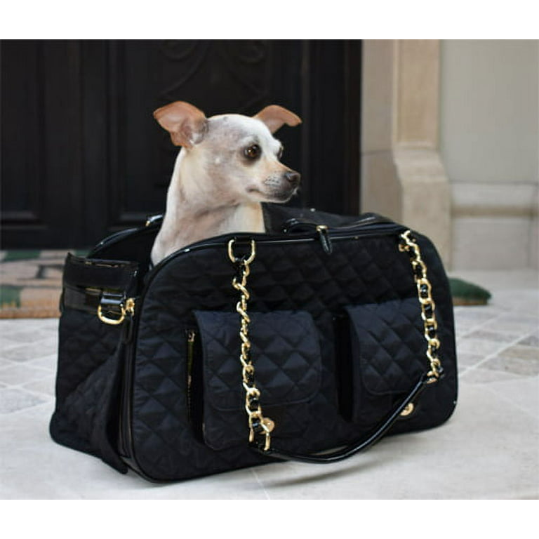 Luxury Puppy Purse Vegan Leather Luggage Dog Pet Carriers - Model Paws