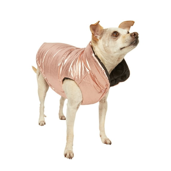 CANINI by Baguette Metallic Pawffer Jacket, Xsmall