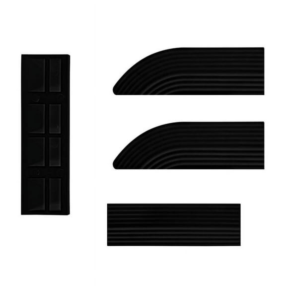 CANKER Anti-Slip Threshold Door Step Ramp Kit for Inteligent Robot Vacuum Cleaner Lightweight TPE Ramp for Wheelchairs