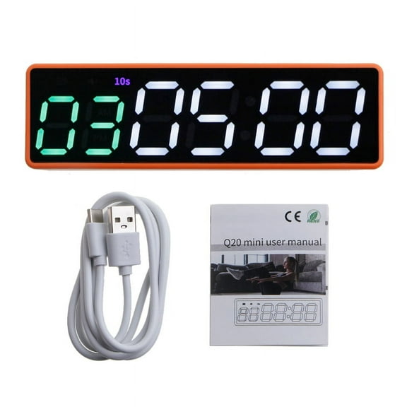 CANKER Gym Timer Clock for Home Gym Workout Timer Interval Clock Stopwatch Count Down