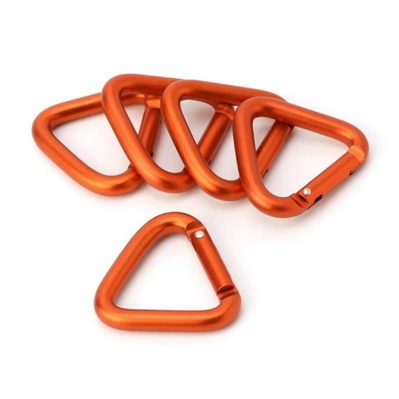 CANKER Triangle Carabiner Outdoor Camping Hiking Keychain Snap Clip Hook Kettle Buckle