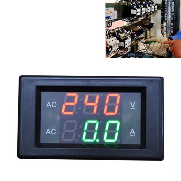CANKER YB4835VA—500V/50A Digital Display AC Voltmeter Ammeter Panel Amp Device Volt Voltage Current Meter Voltage Measurement