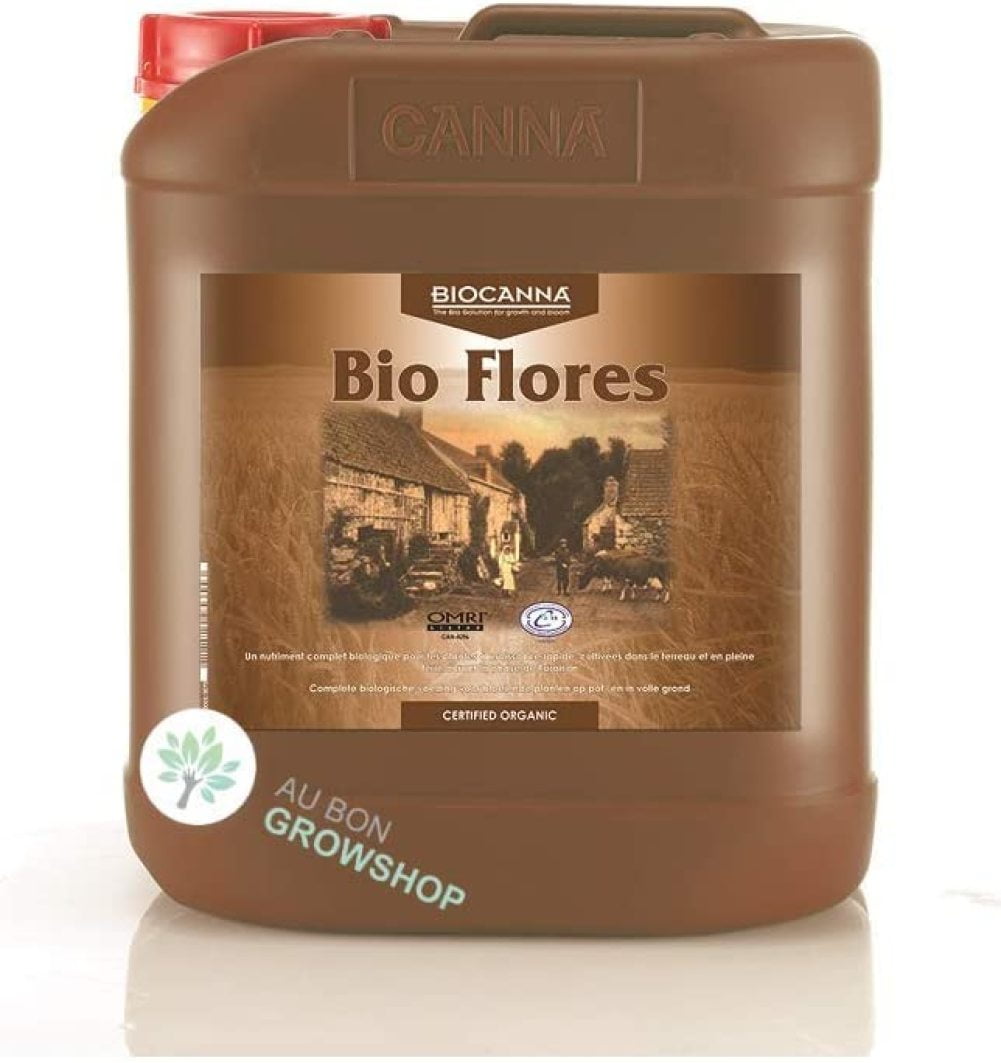 CANNA Fertilizer 100% Bio Bio Flores (5L)