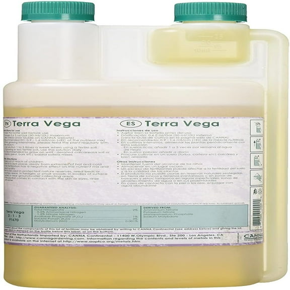CANNA Terra Vega - Soil Veg Nutrient 9120001, 1 L