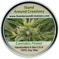 thumbnail image 1 of CANNABIS FLOWER TIN 16-OZ. ALL NATURAL SOY CANDLE, 1 of 1