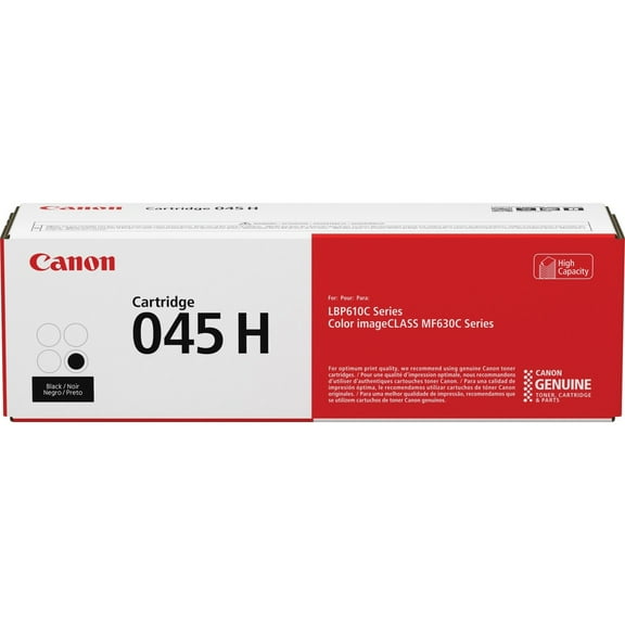Canon 045H High-Yield Black Toner Cartridge
