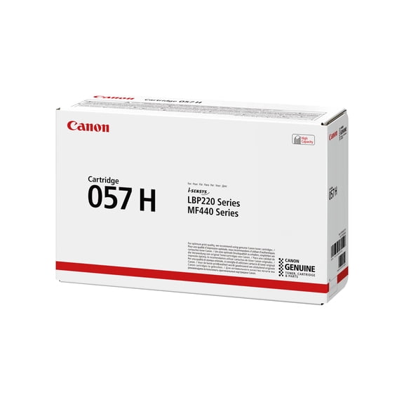 Canon 057 H High-Capacity Black Original Toner Cartridge for ImageCLASS LBP236, LBP237, MF445, MF449, MF455, i-SENSYS MF443, Satera LBP224