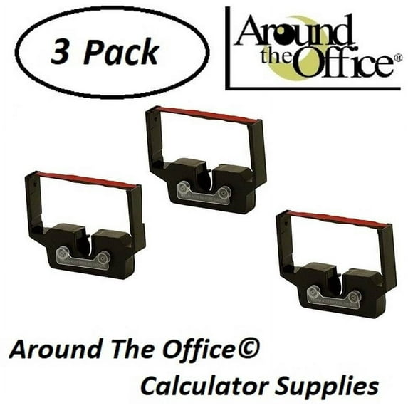 CANON Model CP-1001-D Compatible CAlculator RC-601 Black & Red Ribbon Cartridge by Around The Office