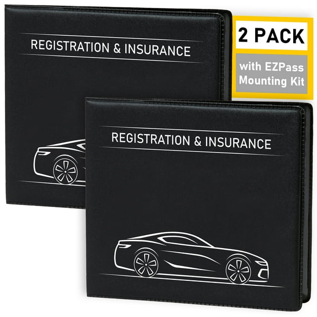 CANOPUS Car Registration and Insurance Holder, Car Document Holder
