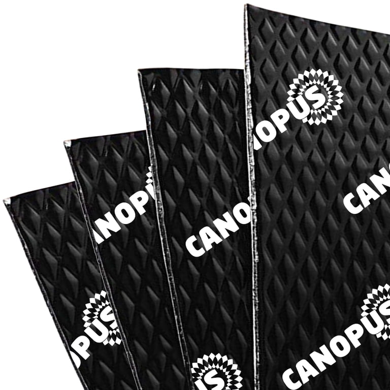 Surga Performance Aluminum Butyl Sound Deadening Mat – 4m X 0.5m Roll – Car Insulation
