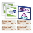 thumbnail image 1 of CANOPUS EZ Pass Mounting Strips: Ezpass Tag Holder, Peel-and-Stick Strips (4 Sets - 8 pcs) with Alcohol Prep Pad (2 Pieces) - (Pack of 2), 1 of 9