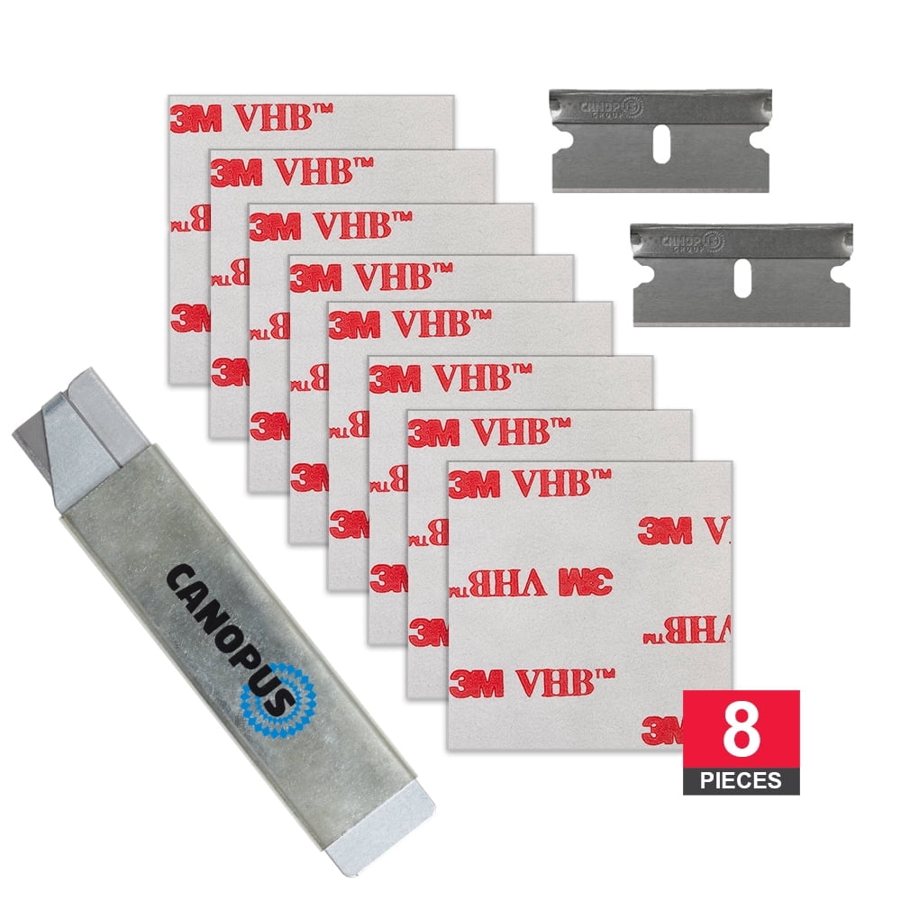CANOPUS Grey Double-Sided Foam Tape Adhesive, 3M RP25 Mounting Square ...
