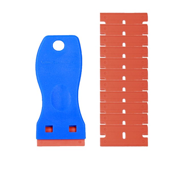 CANOPUS Plastic Razor Scraper Tool with 10 Plastic Razor Blades