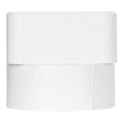 Genova Products Downspout Adapter PVC - Durable Hub - 3 x 4 in, White