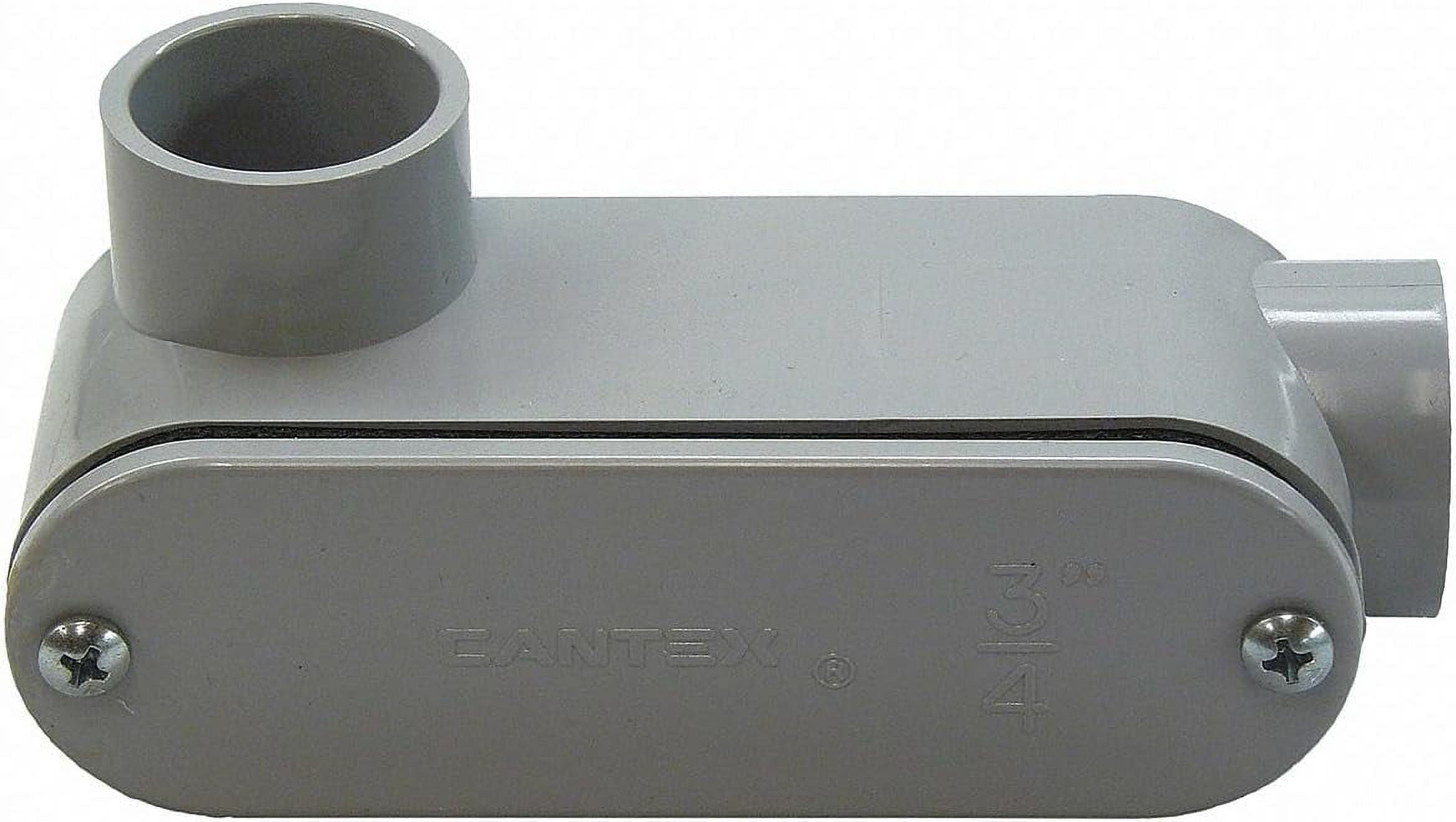 CANTEX Conduit Outlet Body, PVC, LL