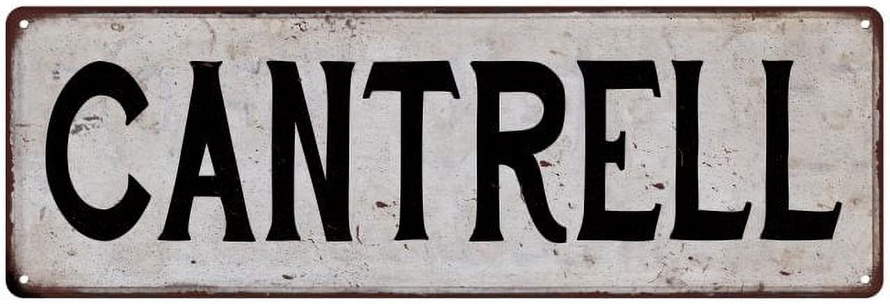 CANTRELL Vintage Look Gift Rustic Chic Metal Sign 6x18 206180036923 ...