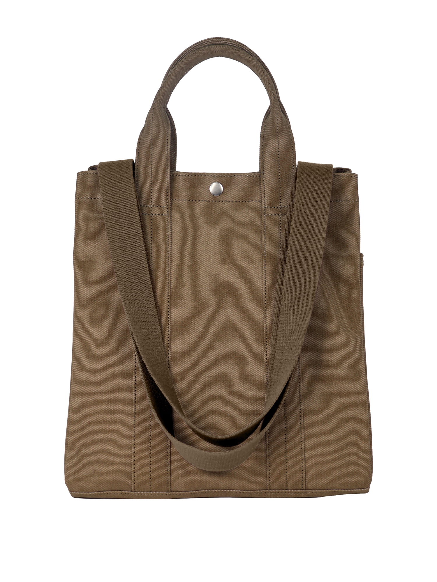 Free Assembly Unisex Cotton Canvas Tote Bag, Green