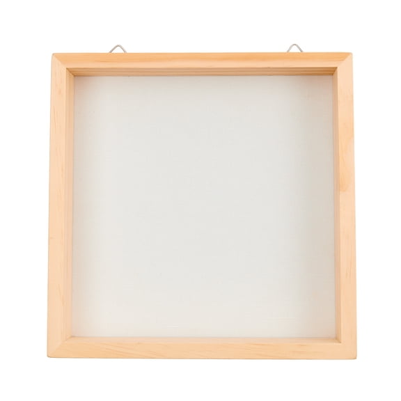 Hello Hobby Canvas Shadow Box, Unfinished Square Shadow Box, W9"x H9"xD2"