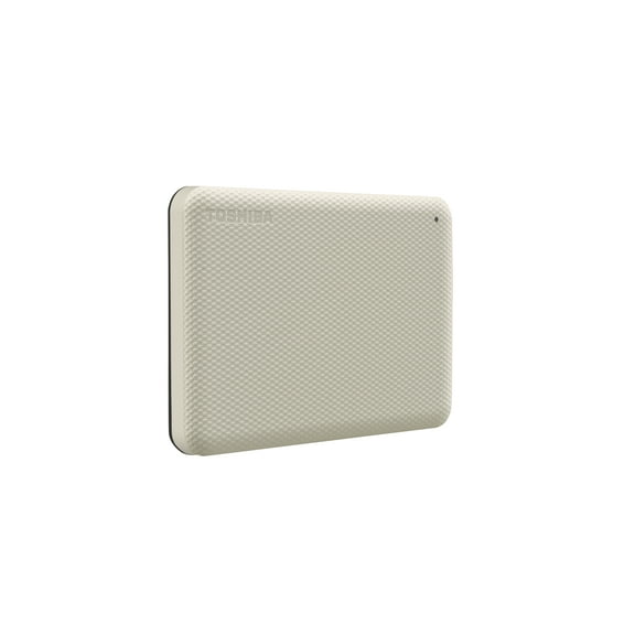 Toshiba Canvio Advance Plus 2TB Portable External Hard Drive - White