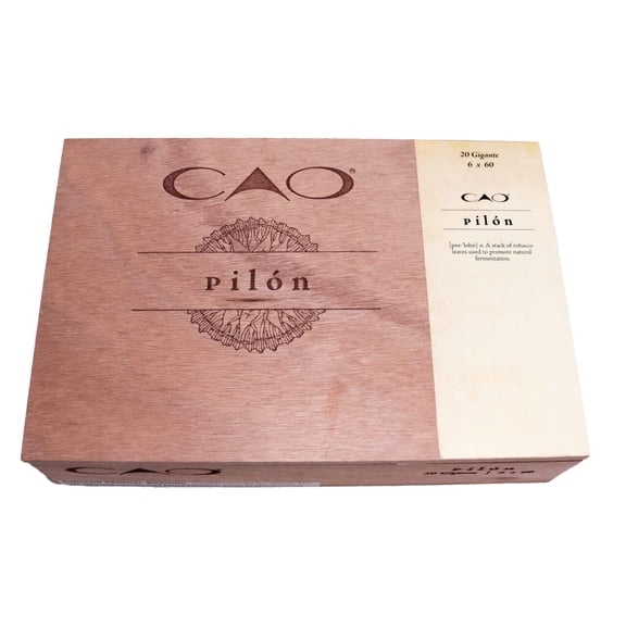 CAO Gigante Pilon Empty Wood Cigar Box 10" x 6.75" x 2.5"