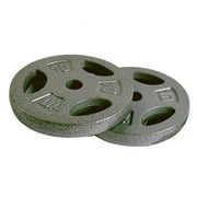 CAP, 10lb Standard Weight Lifting Grip Plate, Pair