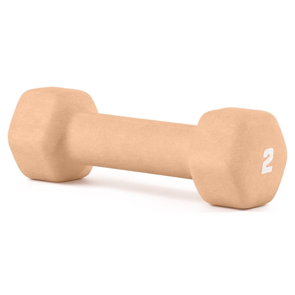 CAP, 2 lb Neoprene Dumbbell, Orange, Single