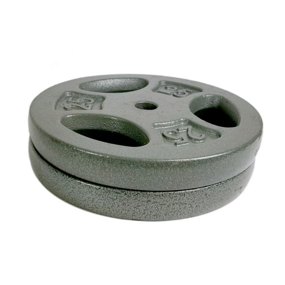 CAP, 25 lb Standard Weight Lifting Grip Plate, Pair