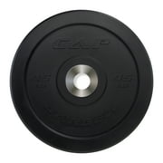 CAP 45 lb Olympic Bumper Plate, Black