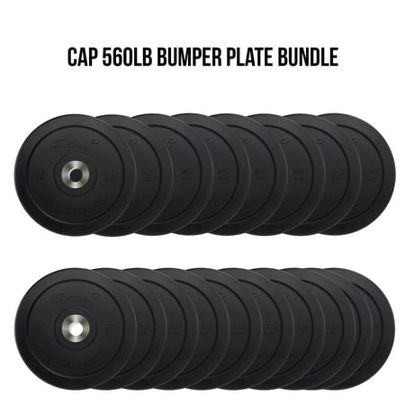 CAP 560lb Competition Bumper Weight Plate Set
