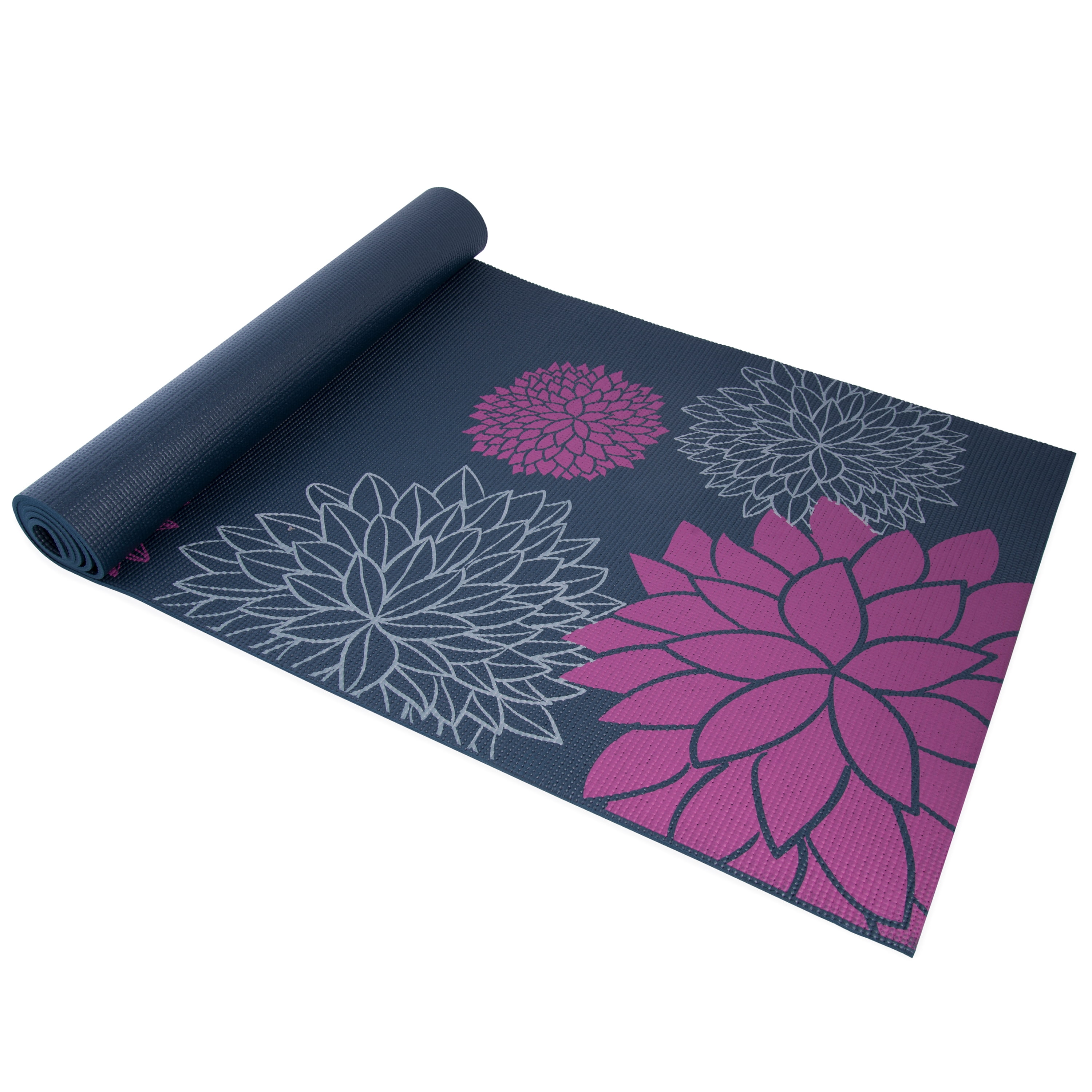 CAP 5mm Yoga Mat with Carry Strap, Dahlia