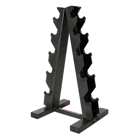 CAP A Frame-Style Dumbbell Stand, Black (Holds 5 pairs)