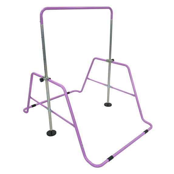 CAP Adjustable Height Horizontal Gymnastics Bar for Kids, Purple