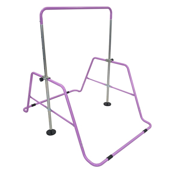CAP Adjustable Height Horizontal Gymnastics Bar for Kids, Purple