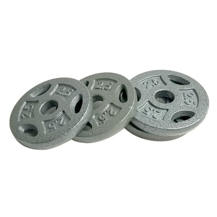 CAP Barbell, 10 lb Standard 1" Weight Plate Set, (2.5 lb x 4)