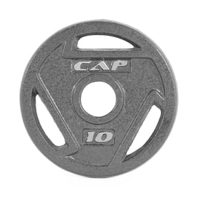 CAP Barbell, 10lb 2 inch Olympic Grip Weight Plate, Grey